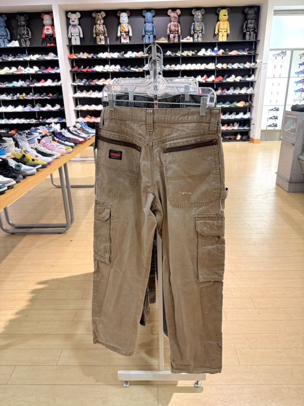 Y2K Wrangler Riggs Workwear Vintage Ripstop Cargo Carpenter Pants Faded Tan